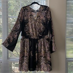 Plus Size Bell Sleeve Dress